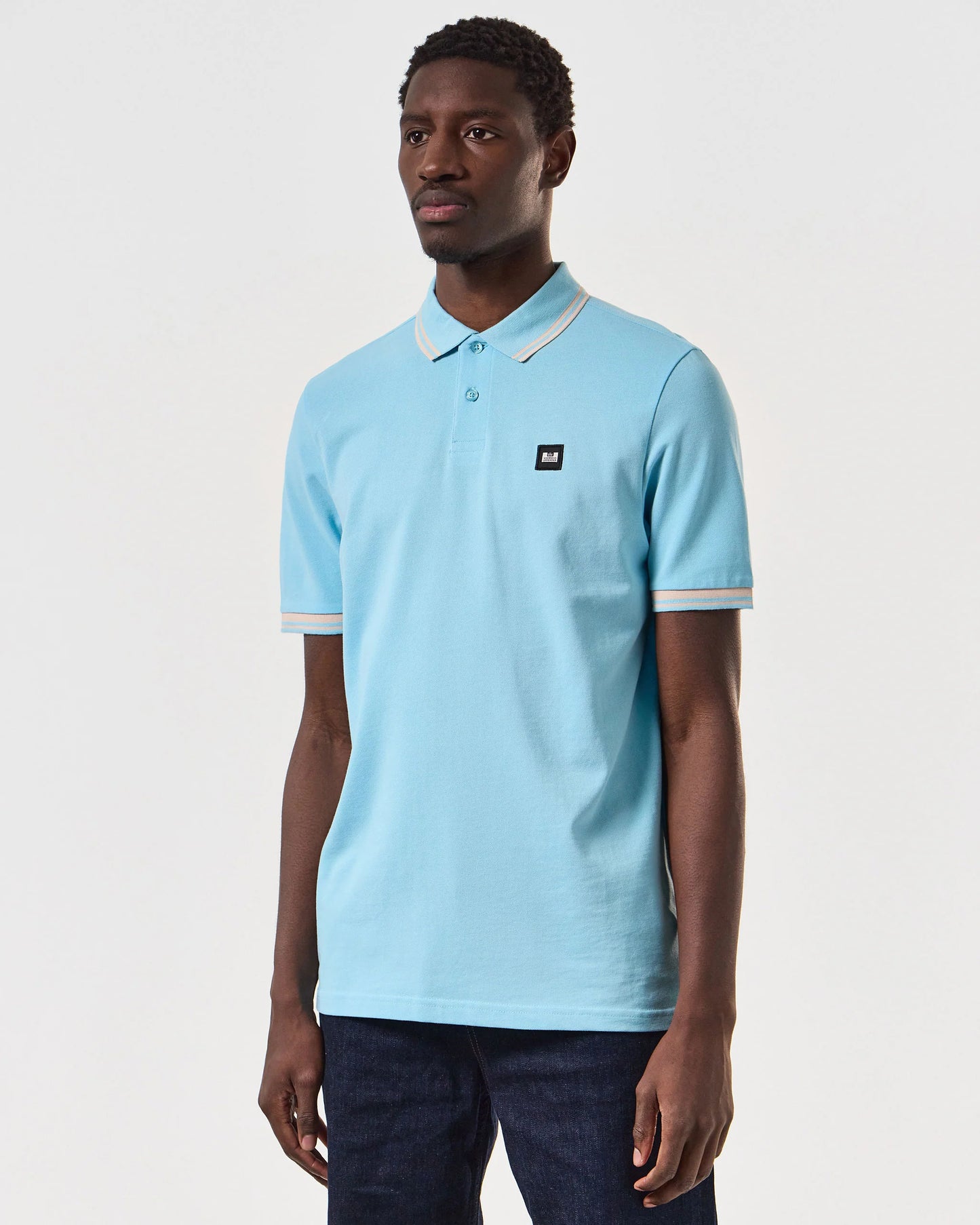 Weekend Offender - Levanto Polo Shirt Saltwater / Alabaster