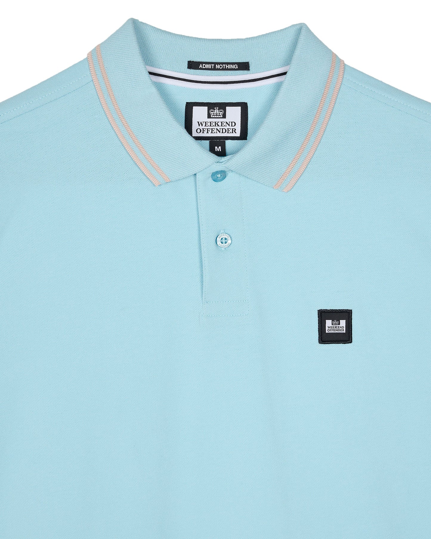 Weekend Offender - Levanto Polo Shirt Saltwater / Alabaster