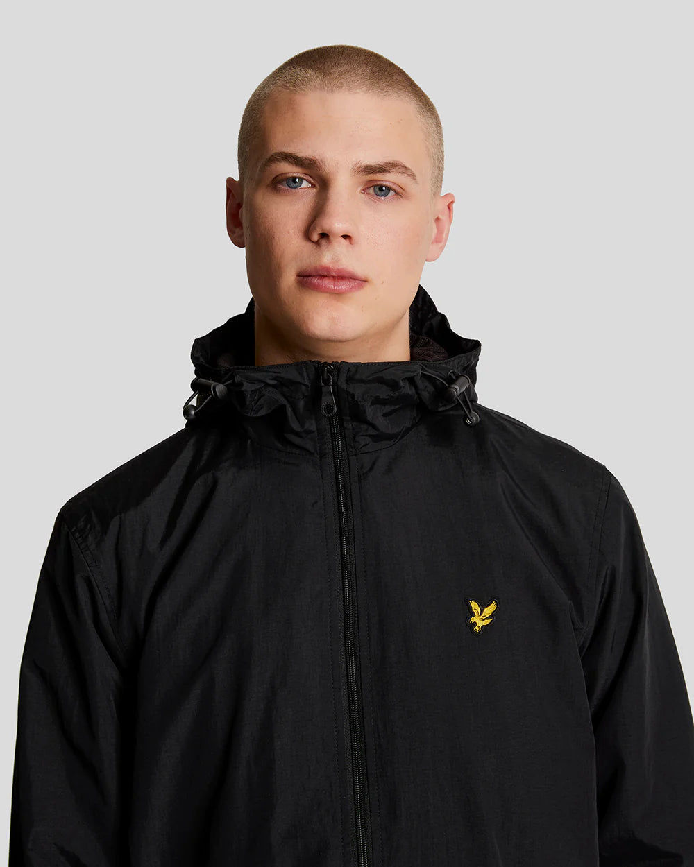 Lyle & Scott - Zip Through Hooded Jacket Black