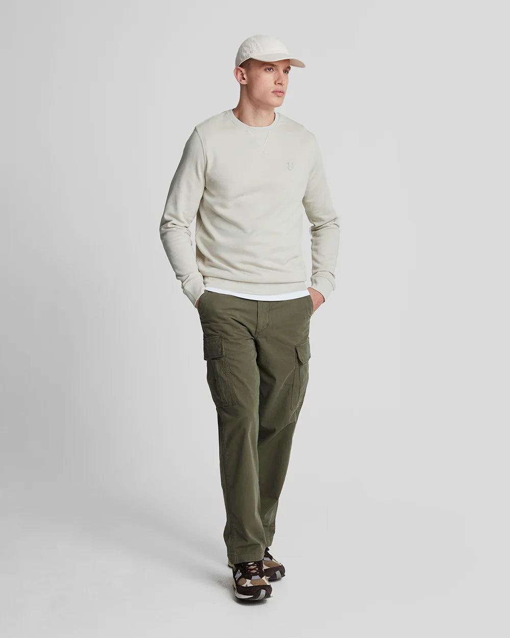 Lyle & Scott - Tonal Eagle Sweatshirt - Cove