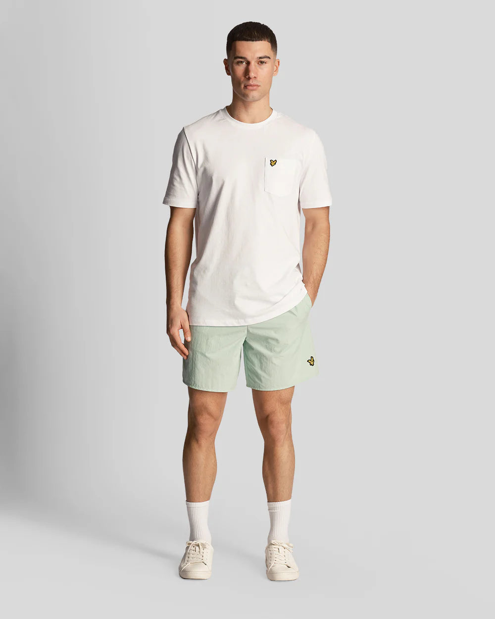 Lyle & Scott - Plain Swim Short Turquoise Shadow