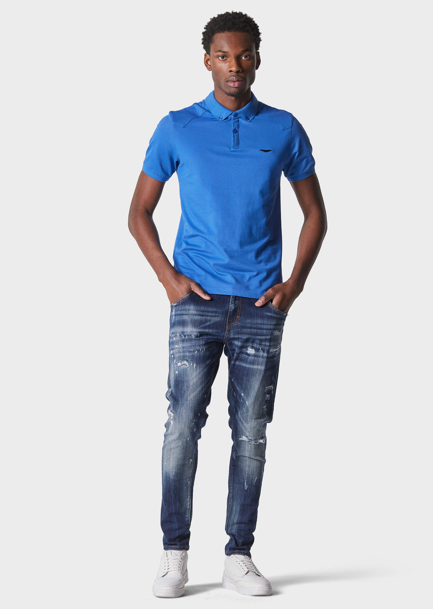 Police - Pesca Polo Shirt Cobalt Blue