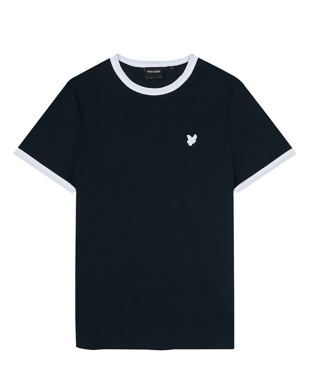 Lyle & Scott - Tonal Ringer T-Shirt Navy / White