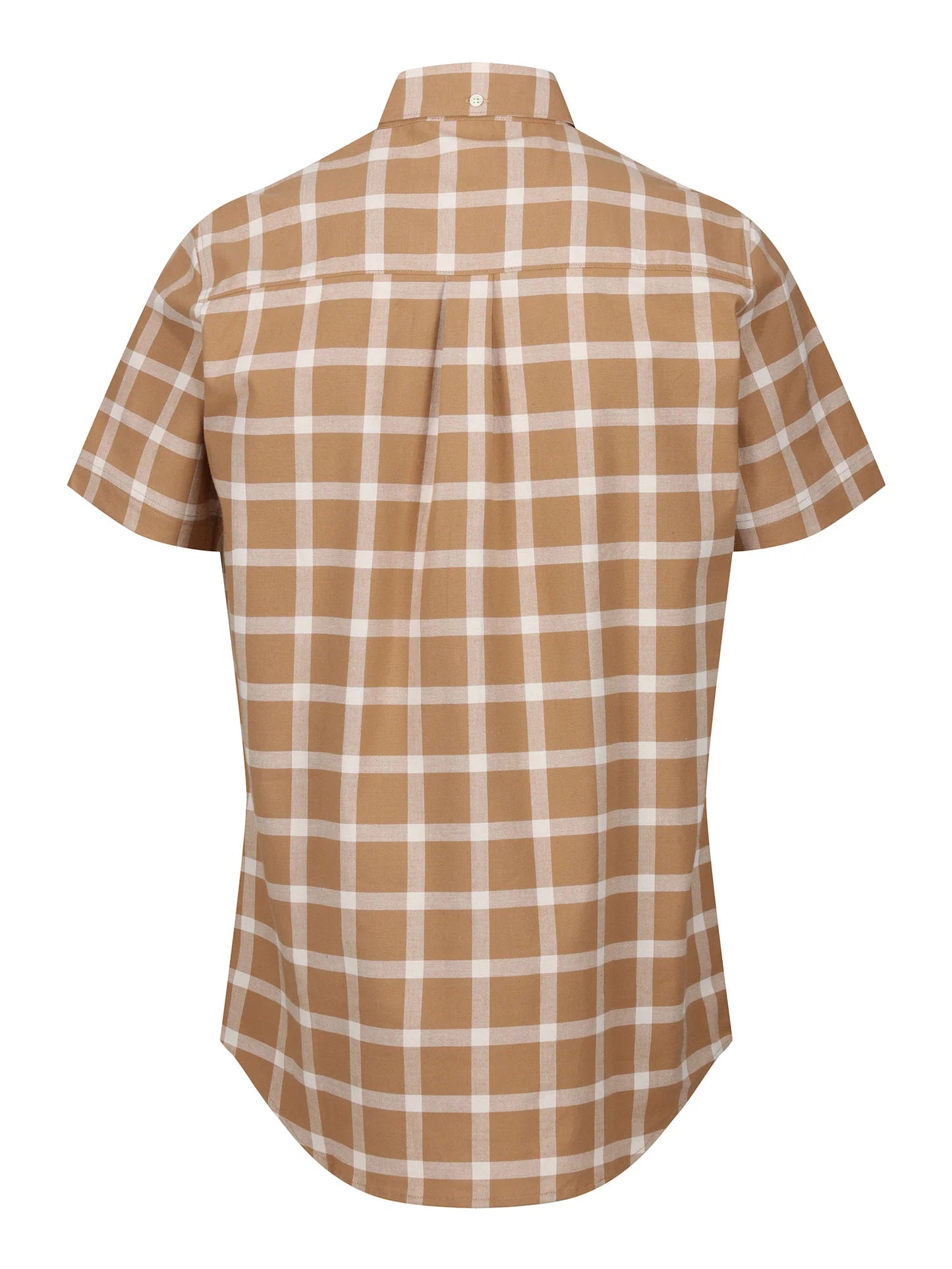 Luke 1977 - Cambridge S/S Shirt Caramel / Ecru