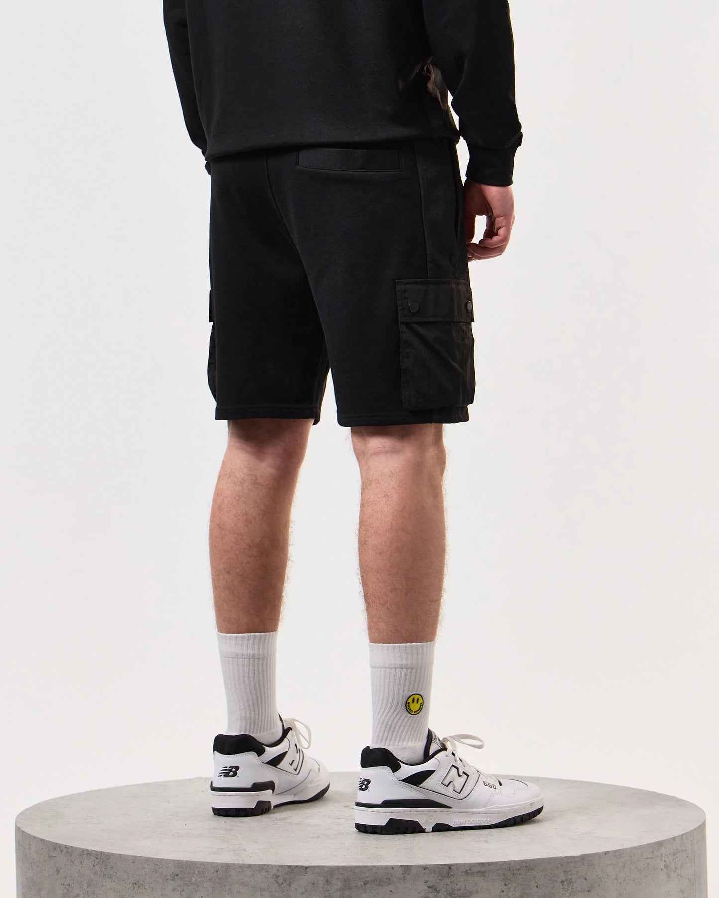 Weekend Offender - Pink Sands Jogger Short Black