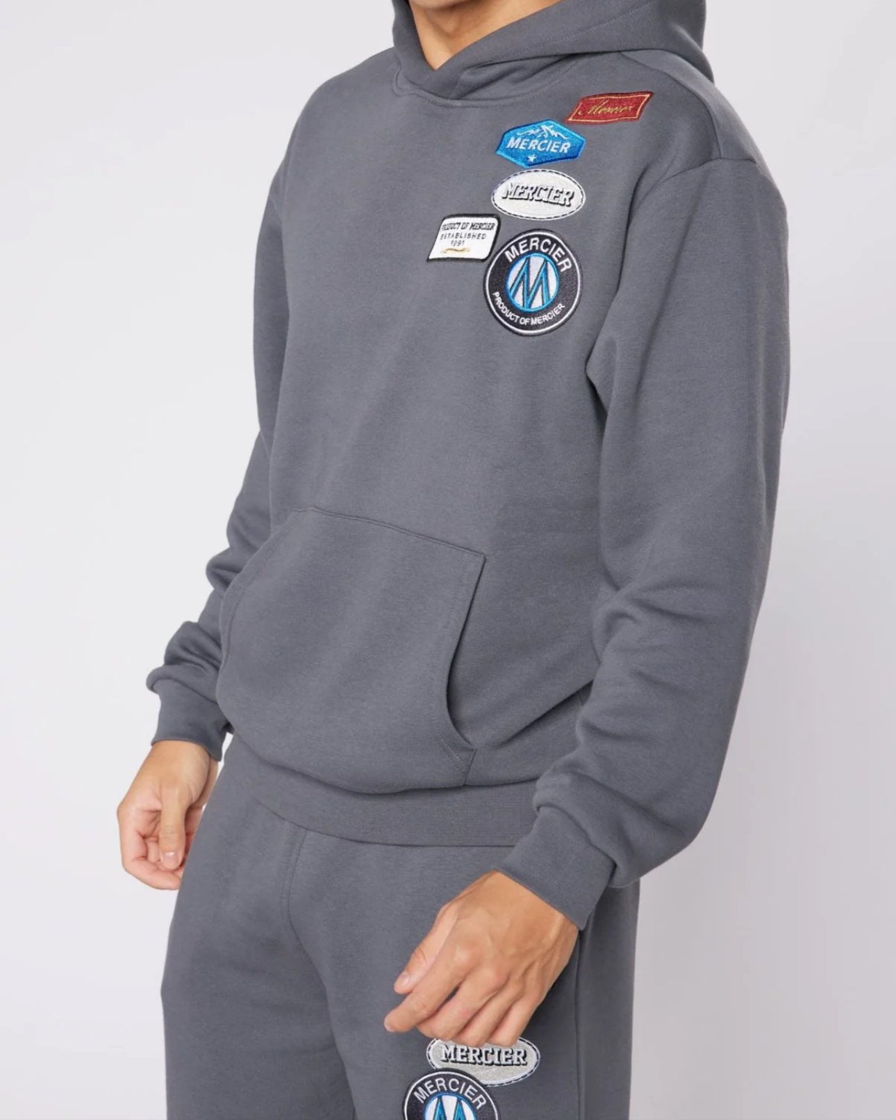 Mercier OG Badge Hoodie Irongate