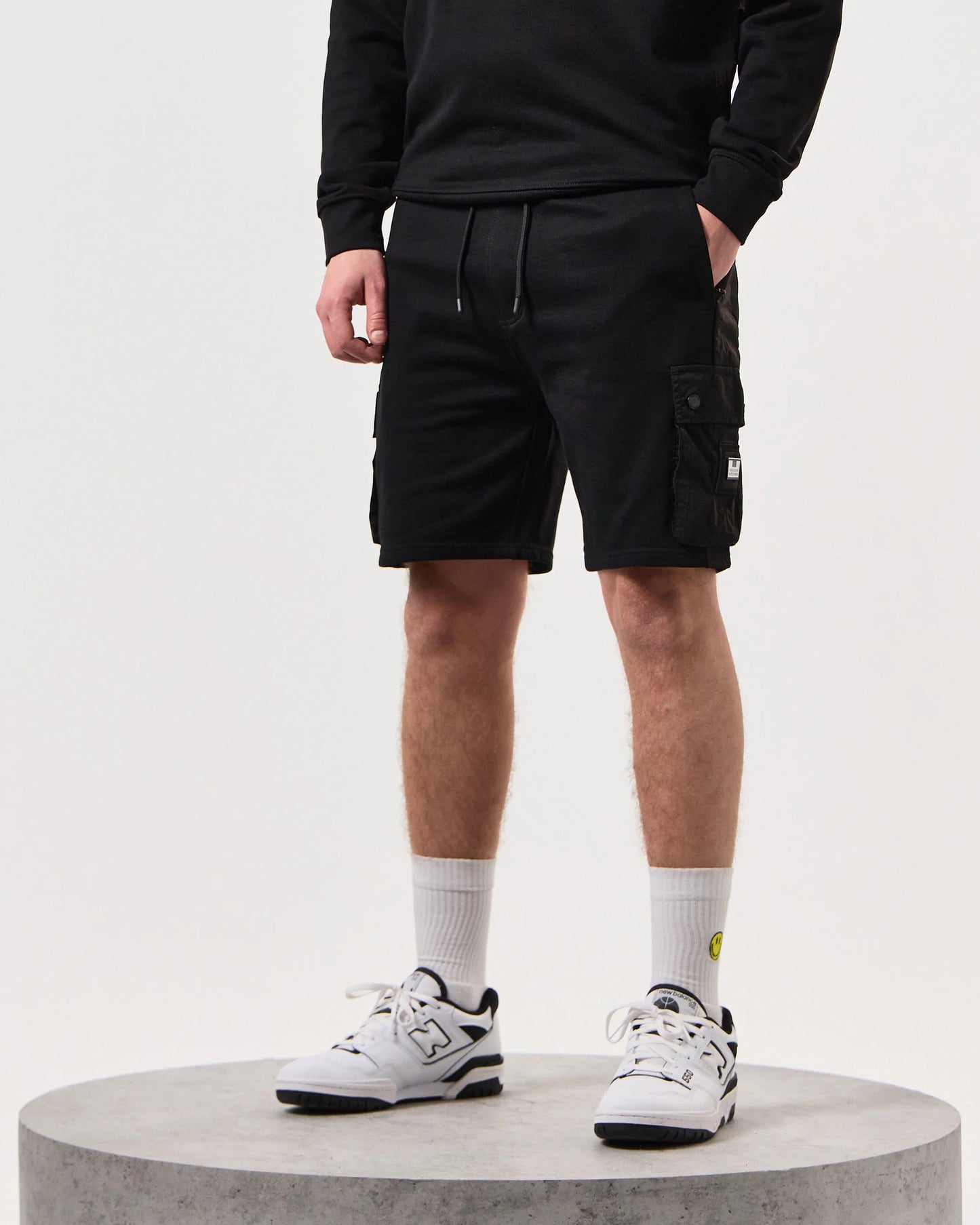 Weekend Offender - Pink Sands Jogger Short Black