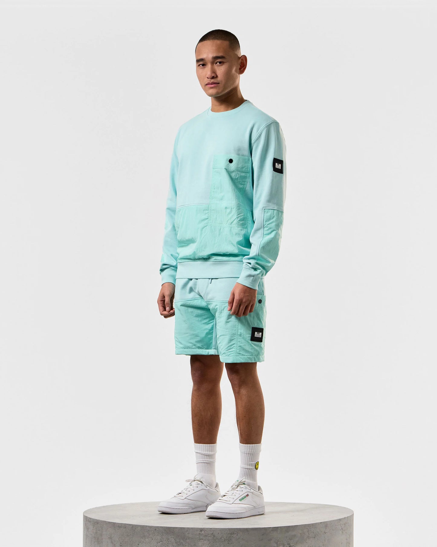 Weekend Offender - Azeez Parachute Jogger Short Celeste