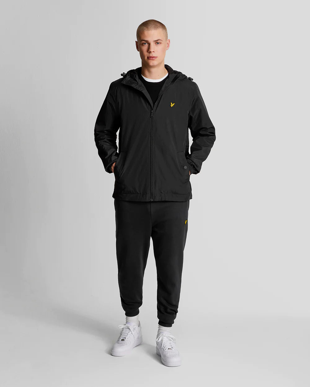 Lyle & Scott - Zip Through Hooded Jacket Black