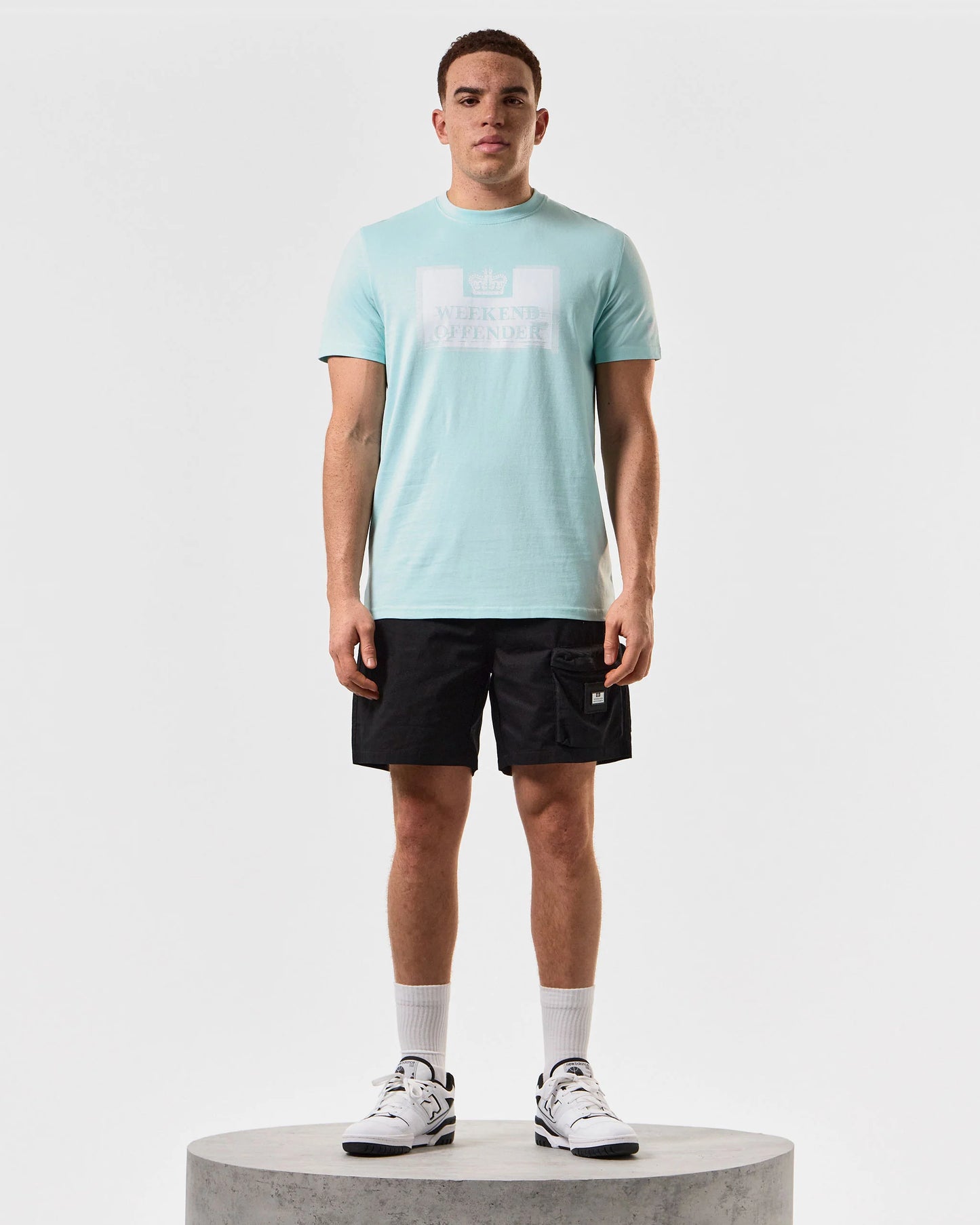Weekend Offender - Bonpensiero Graphic T-Shirt Celeste