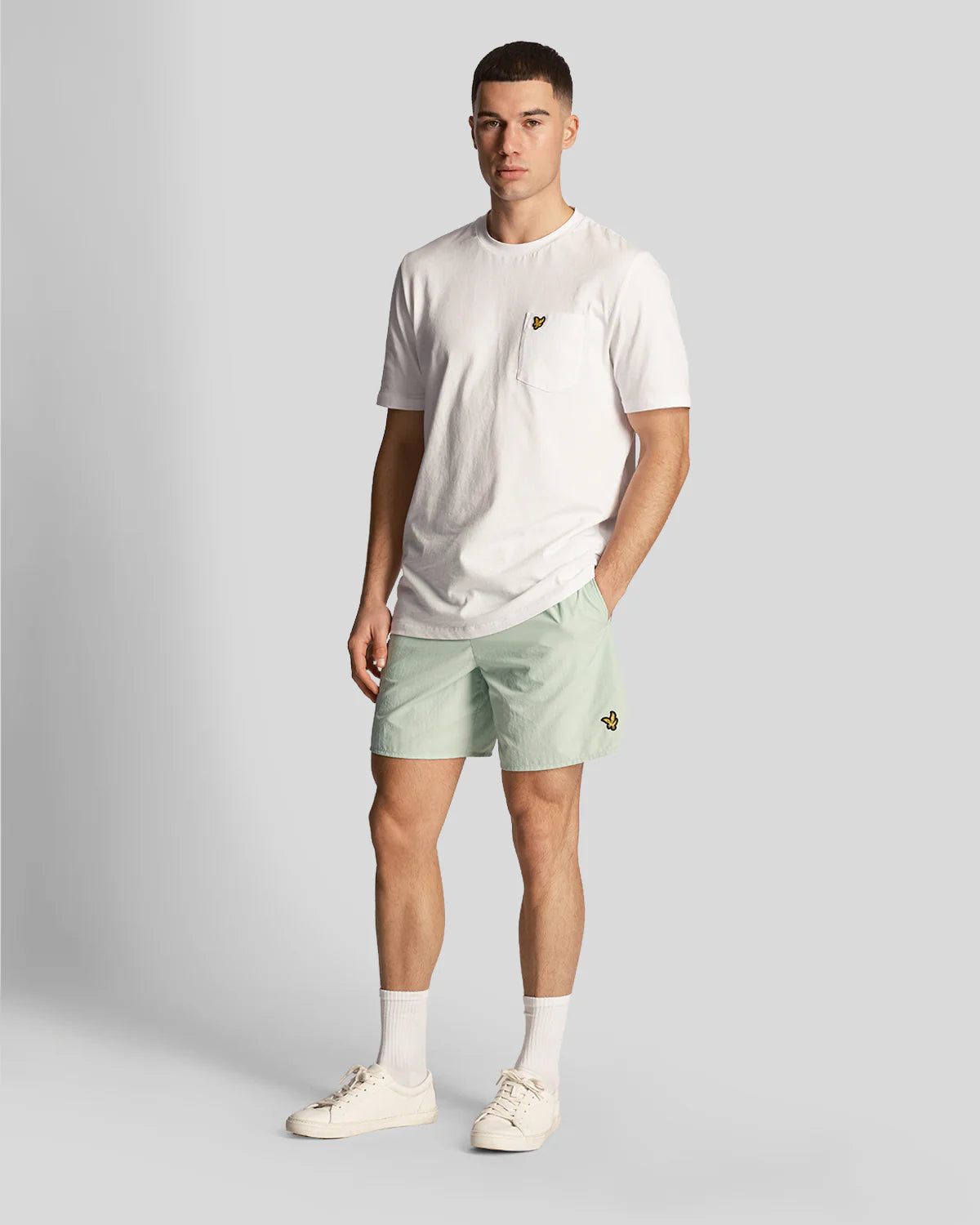 Lyle & Scott - Plain Swim Short Turquoise Shadow