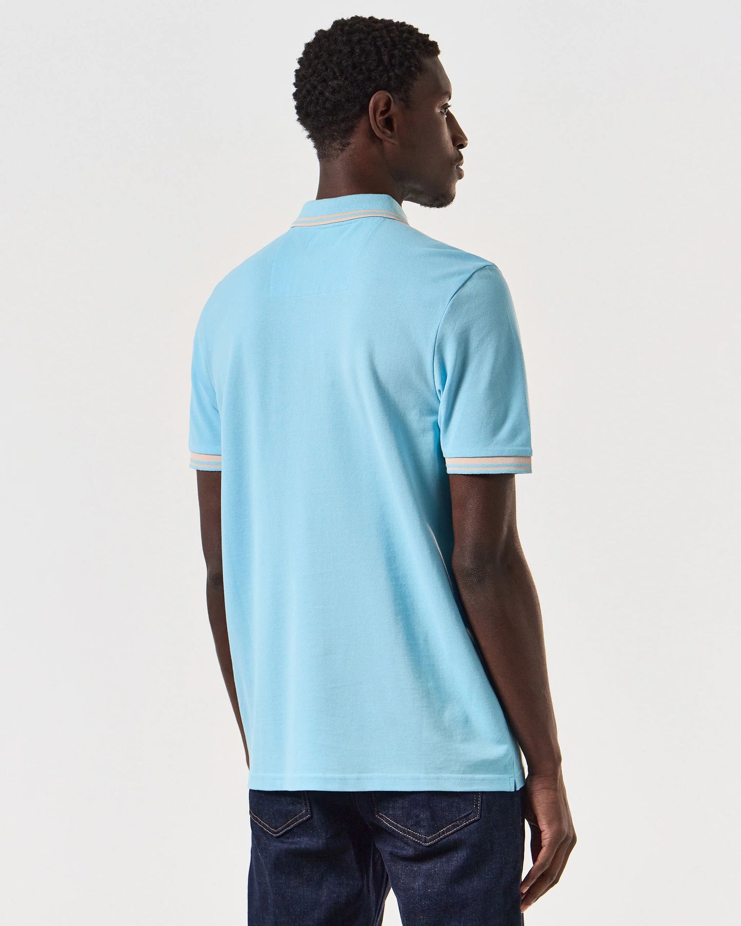 Weekend Offender - Levanto Polo Shirt Saltwater / Alabaster