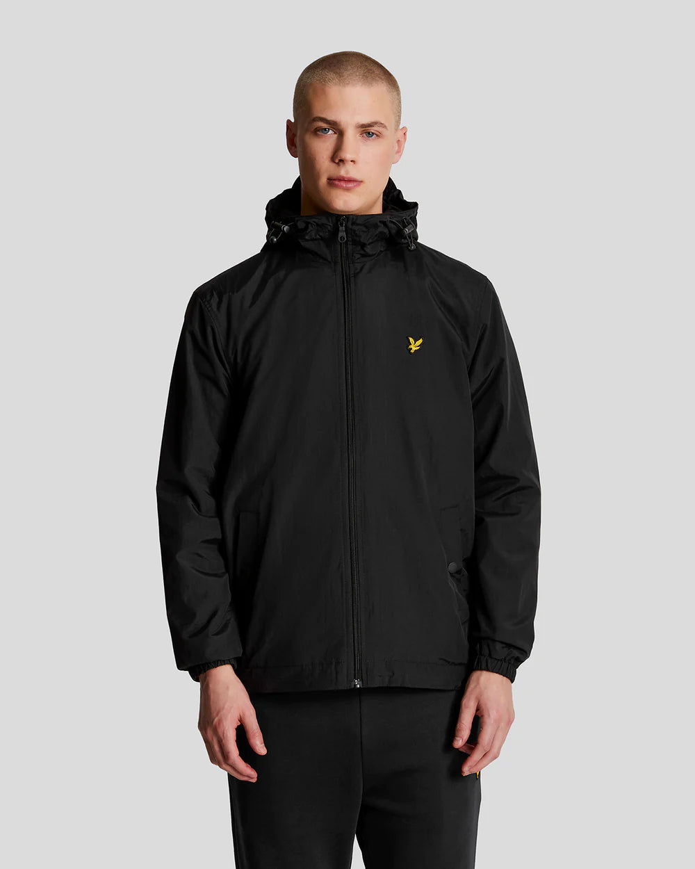 Lyle & Scott - Zip Through Hooded Jacket Black