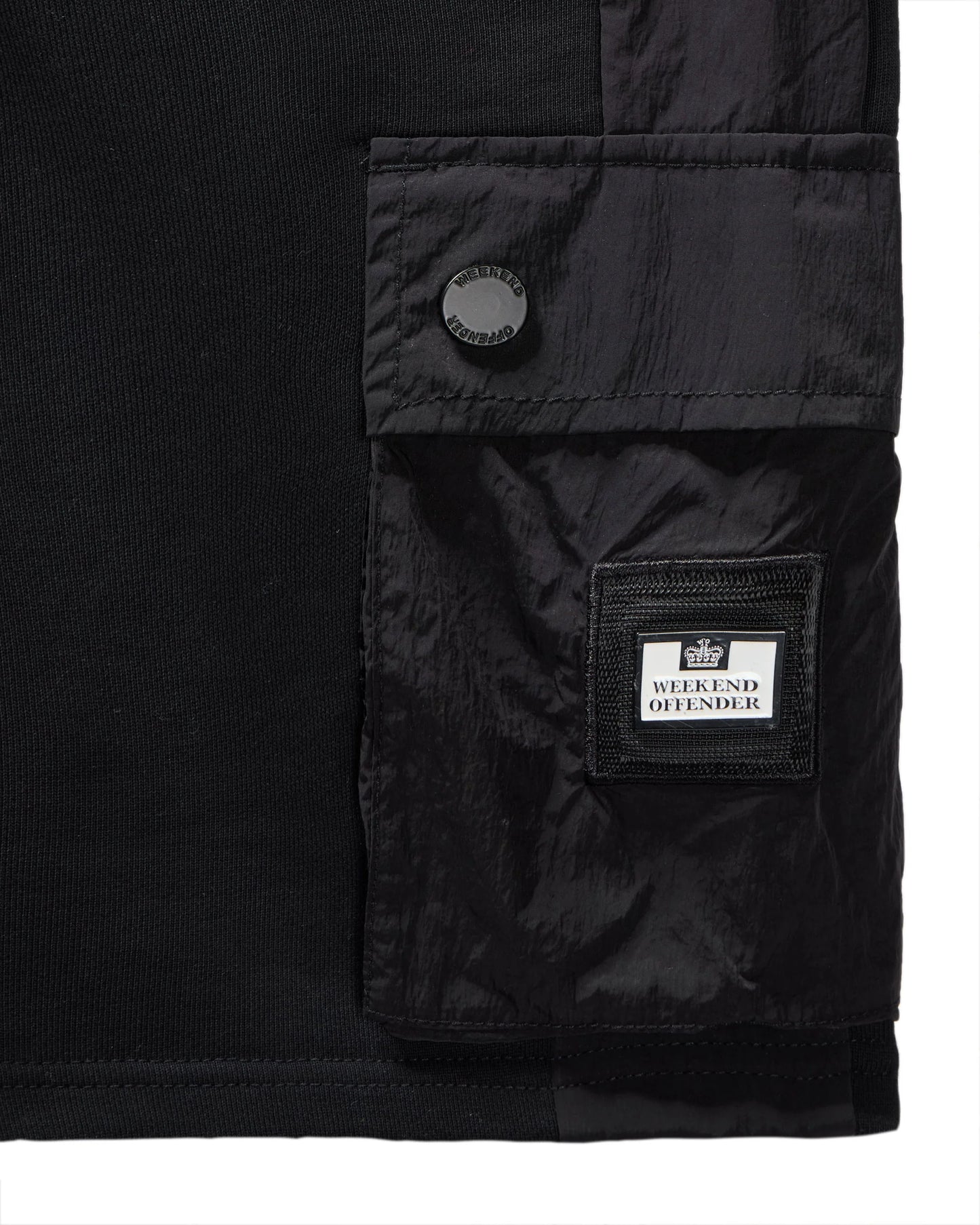Weekend Offender - Pink Sands Jogger Short Black