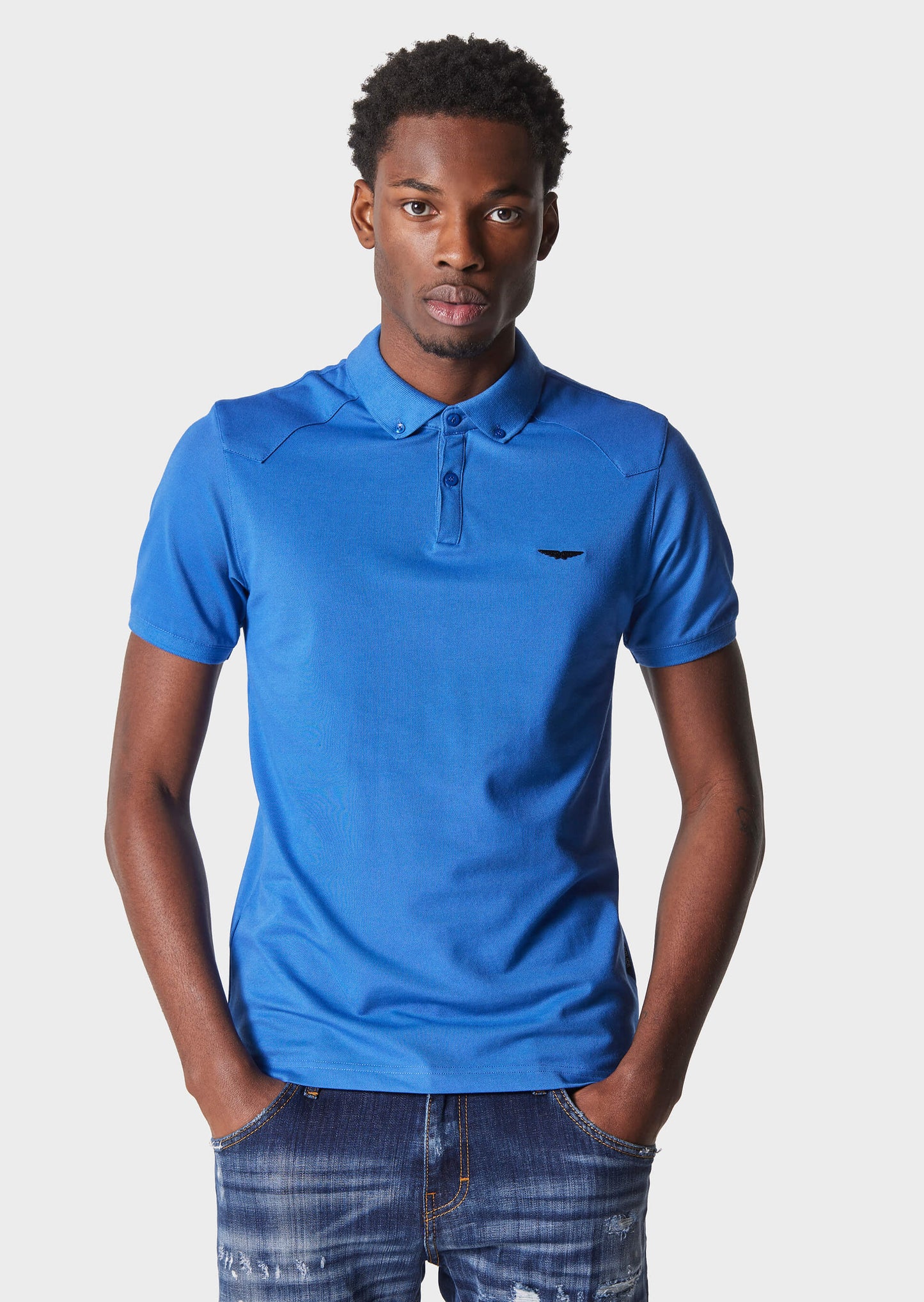 Police - Pesca Polo Shirt Cobalt Blue