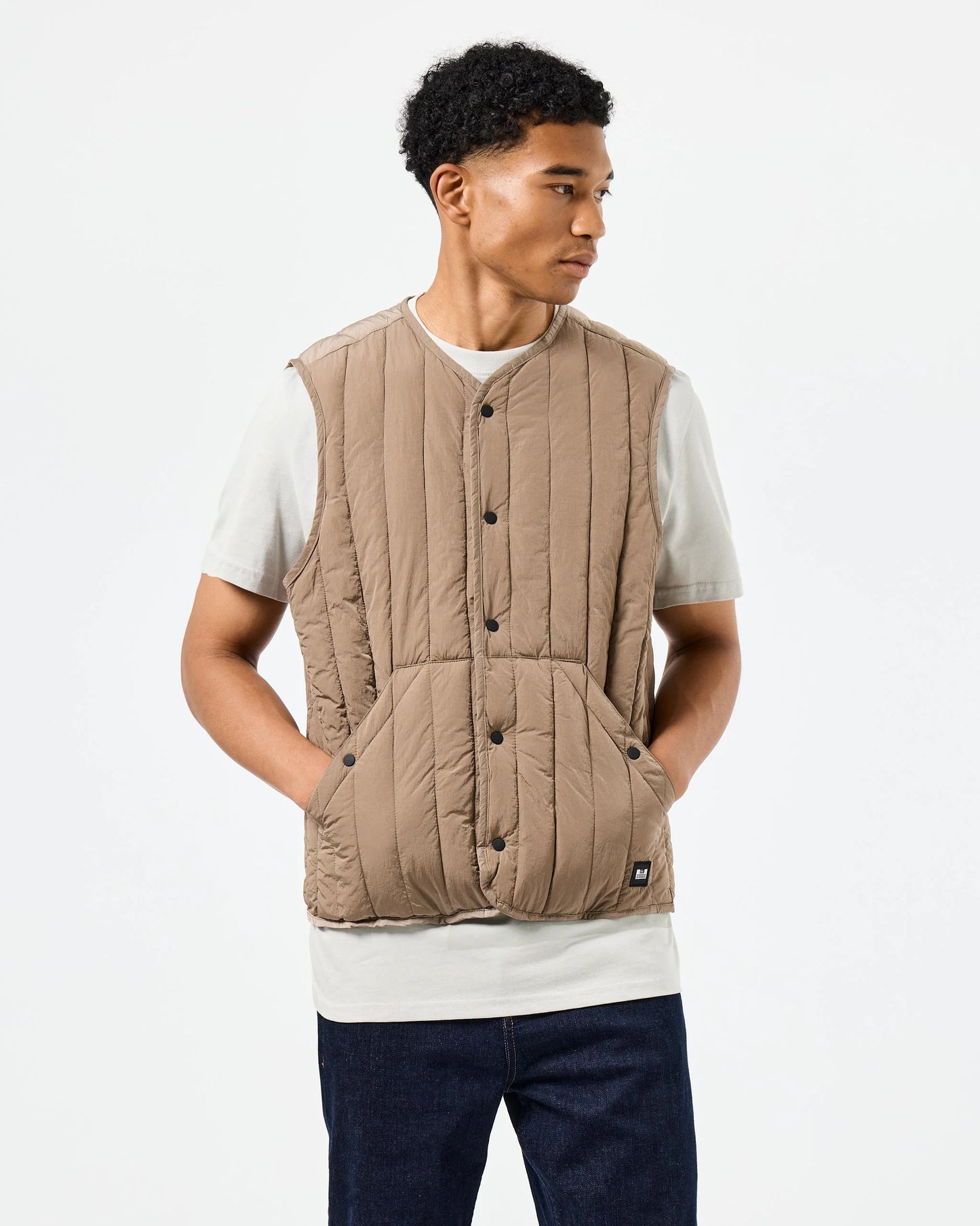 Weekend Offender - Fitzpatrick Gilet Liner Mocha Brown