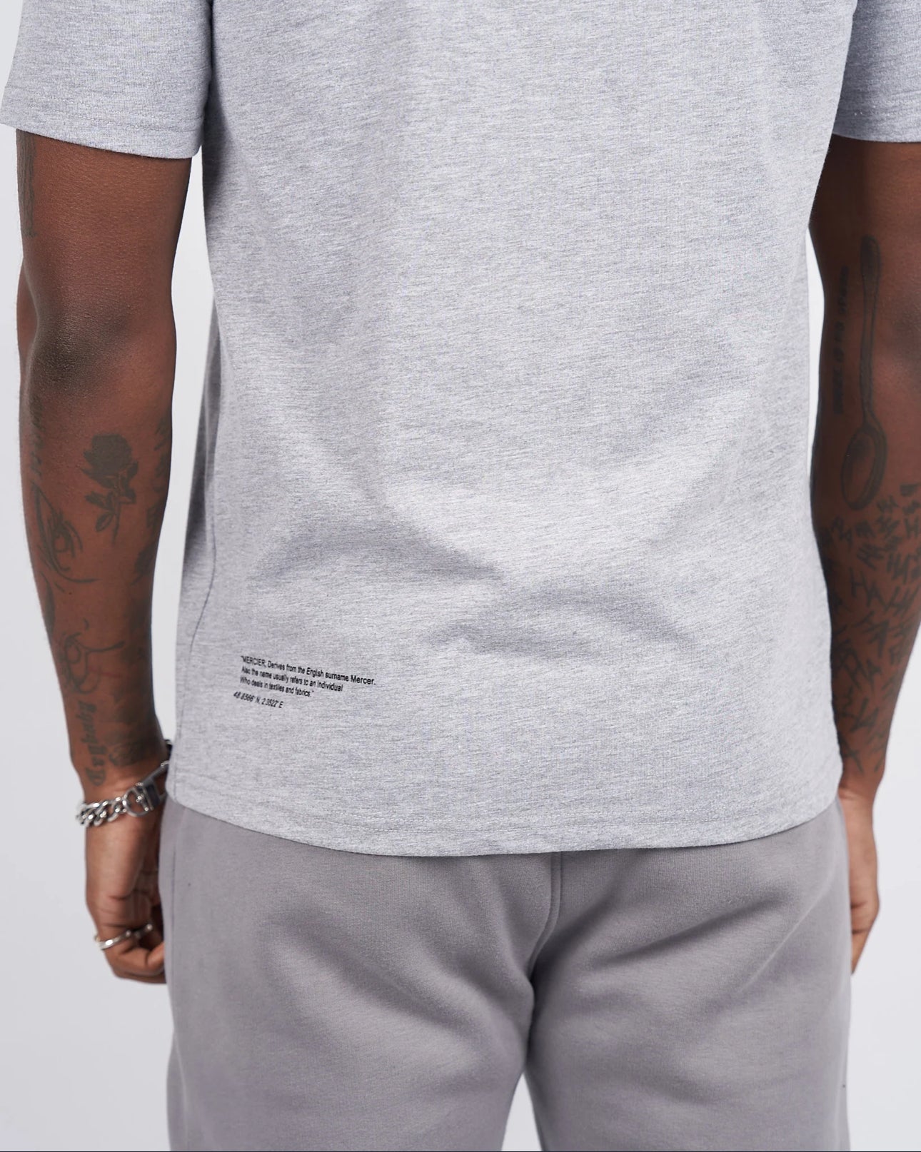 Mercier Grey Marl Teams T-Shirt