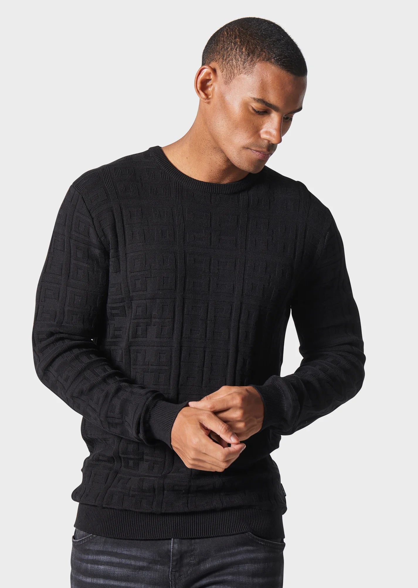 Police - Divisa Black Knitted Jumper