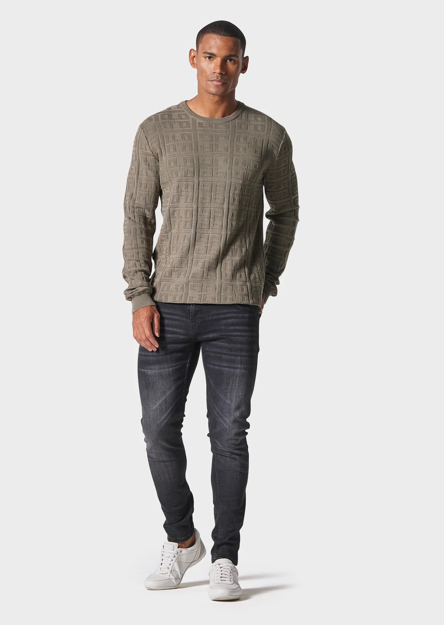 Police - Divisa Nude Knitted Jumper