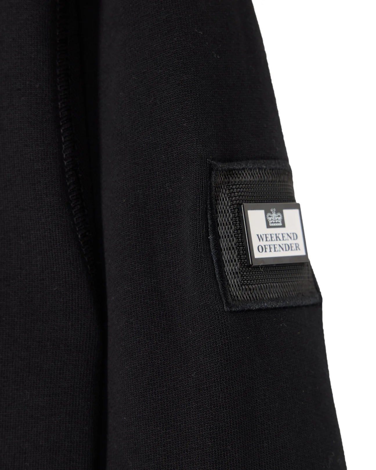 Weekend Offender - Kravitz 1/4 Zip Jumper Black