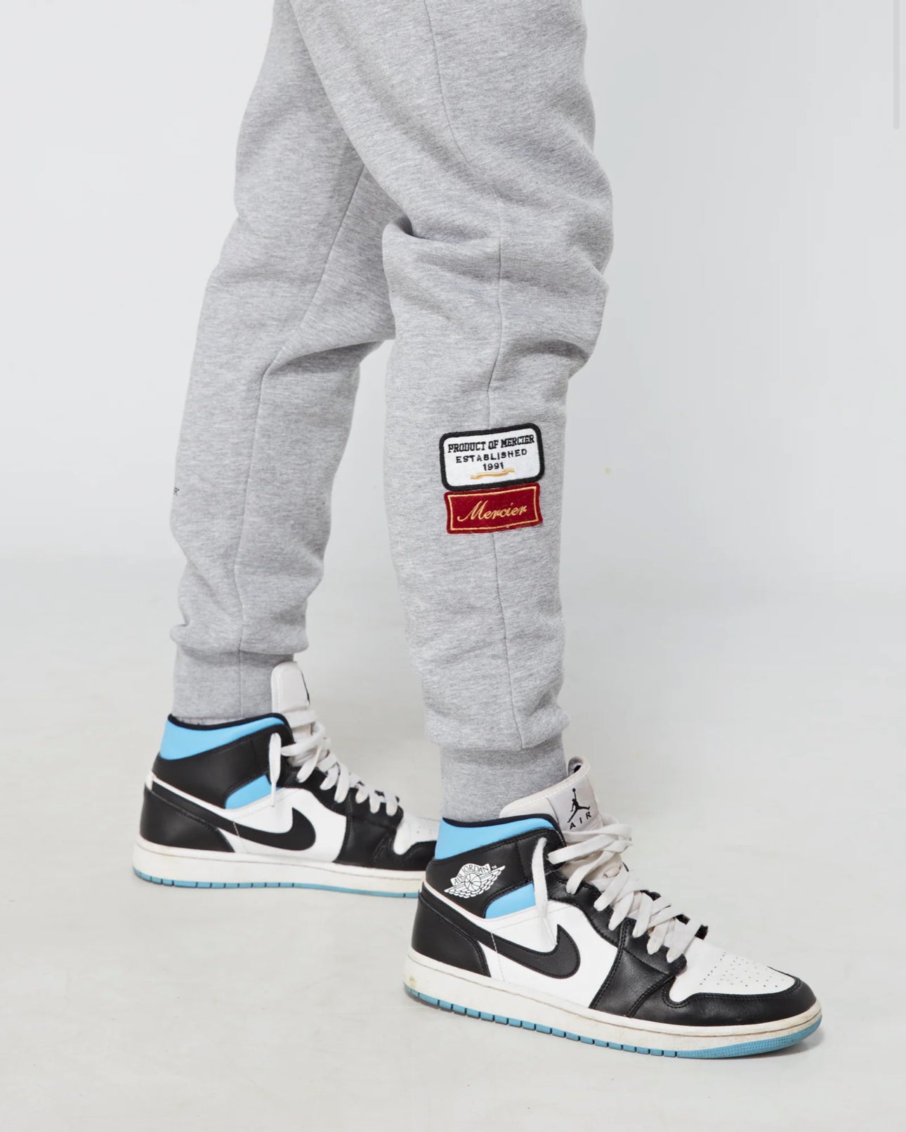 Mercier Grey OG Badge Joggers