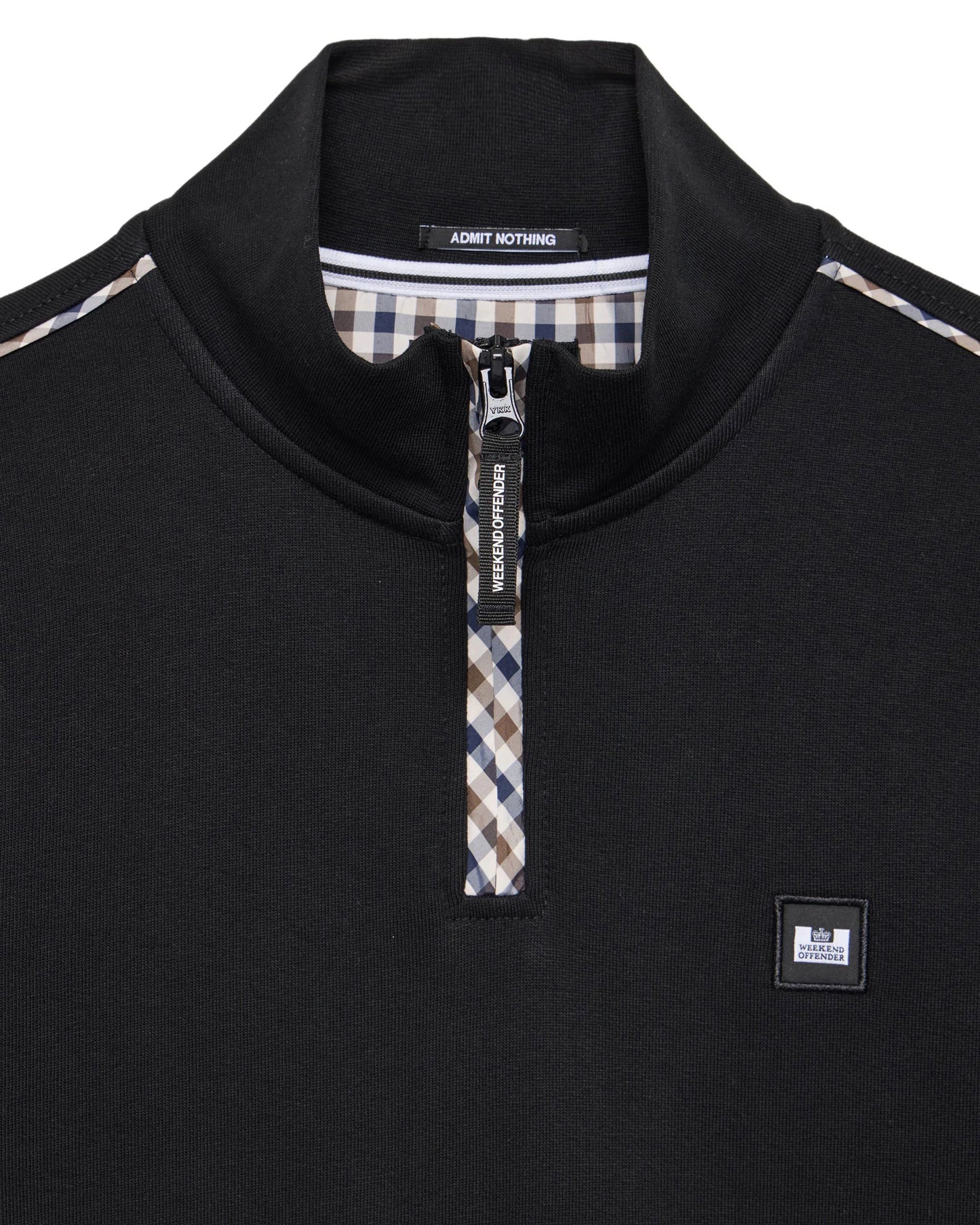 Weekend Offender - Matisa 1/4 Zip Jumper Black