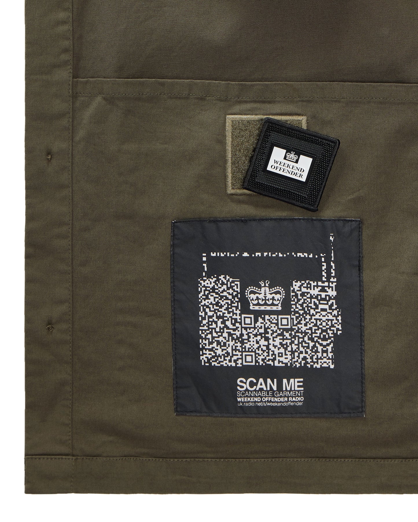 Weekend Offender - Tavira Castle Green Over-Shirt