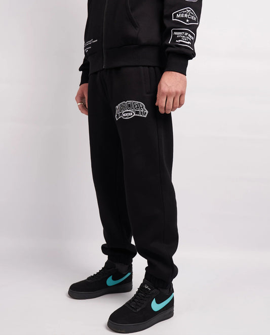 Mercier Black White Compton Joggers