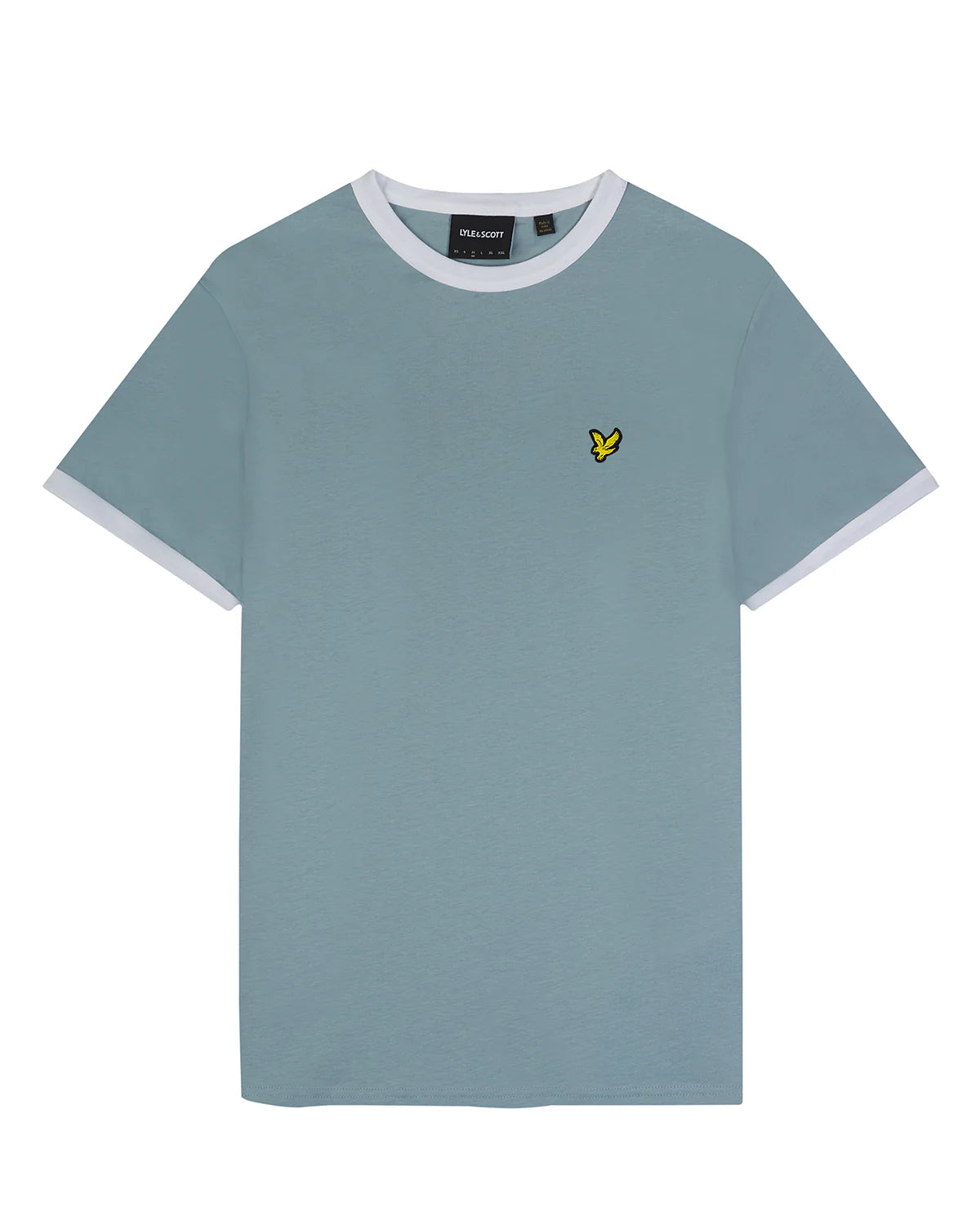 Lyle & Scott - Ringer T-Shirt Slate Blue / White