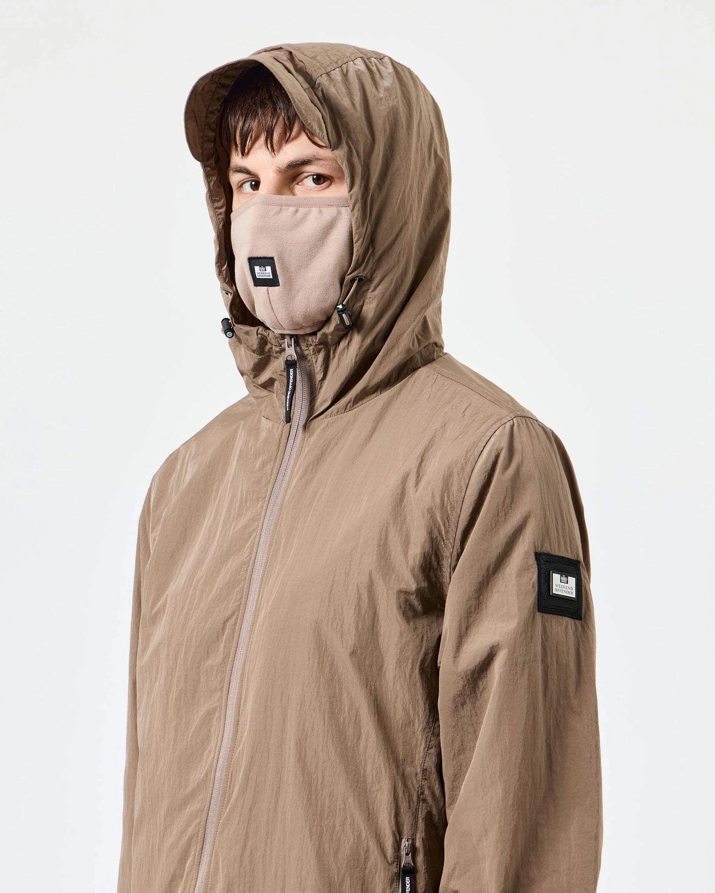 Weekend Offender - Technician Fleece Lined Jacket Mocha Brown
