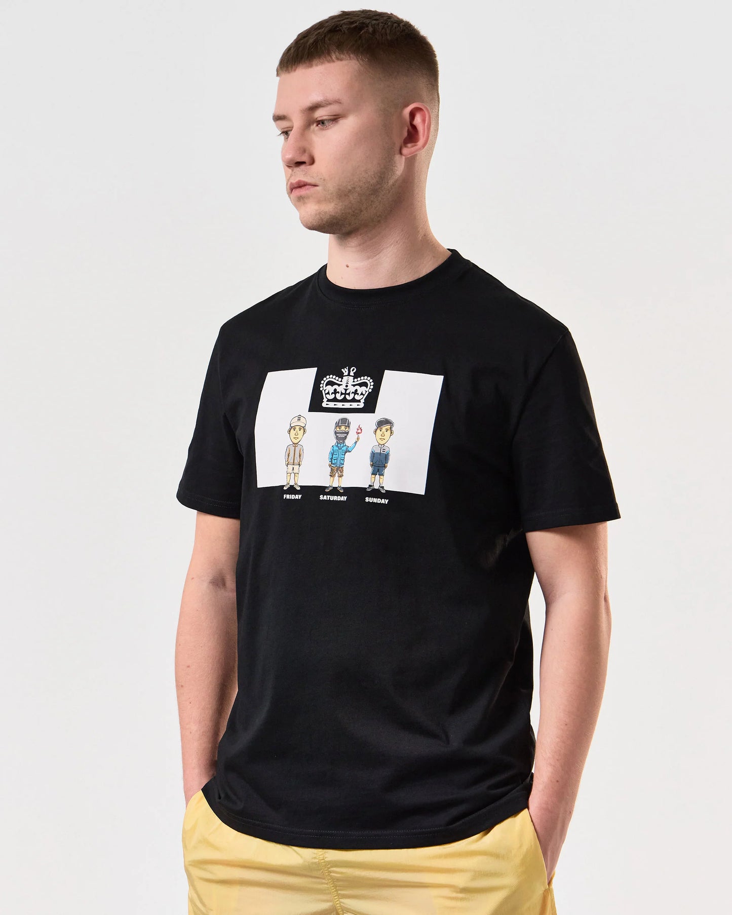 Weekend Offender - Seventy-Two Graphic T-Shirt Black