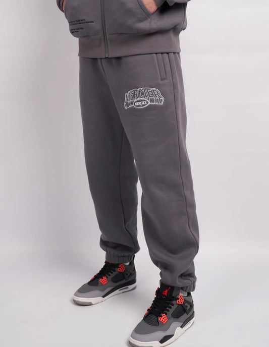 Mercier Steel Grey White Compton Joggers