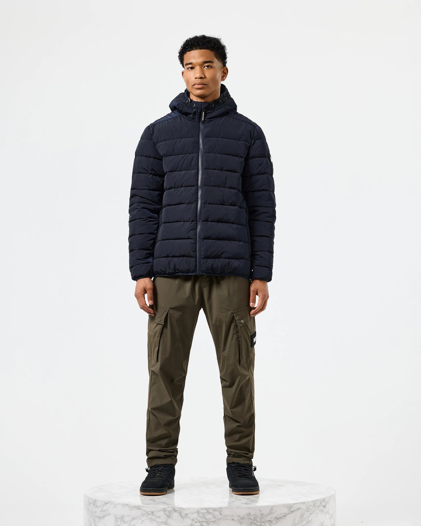 Weekend Offender - La Guardia Puffer Jacket Navy