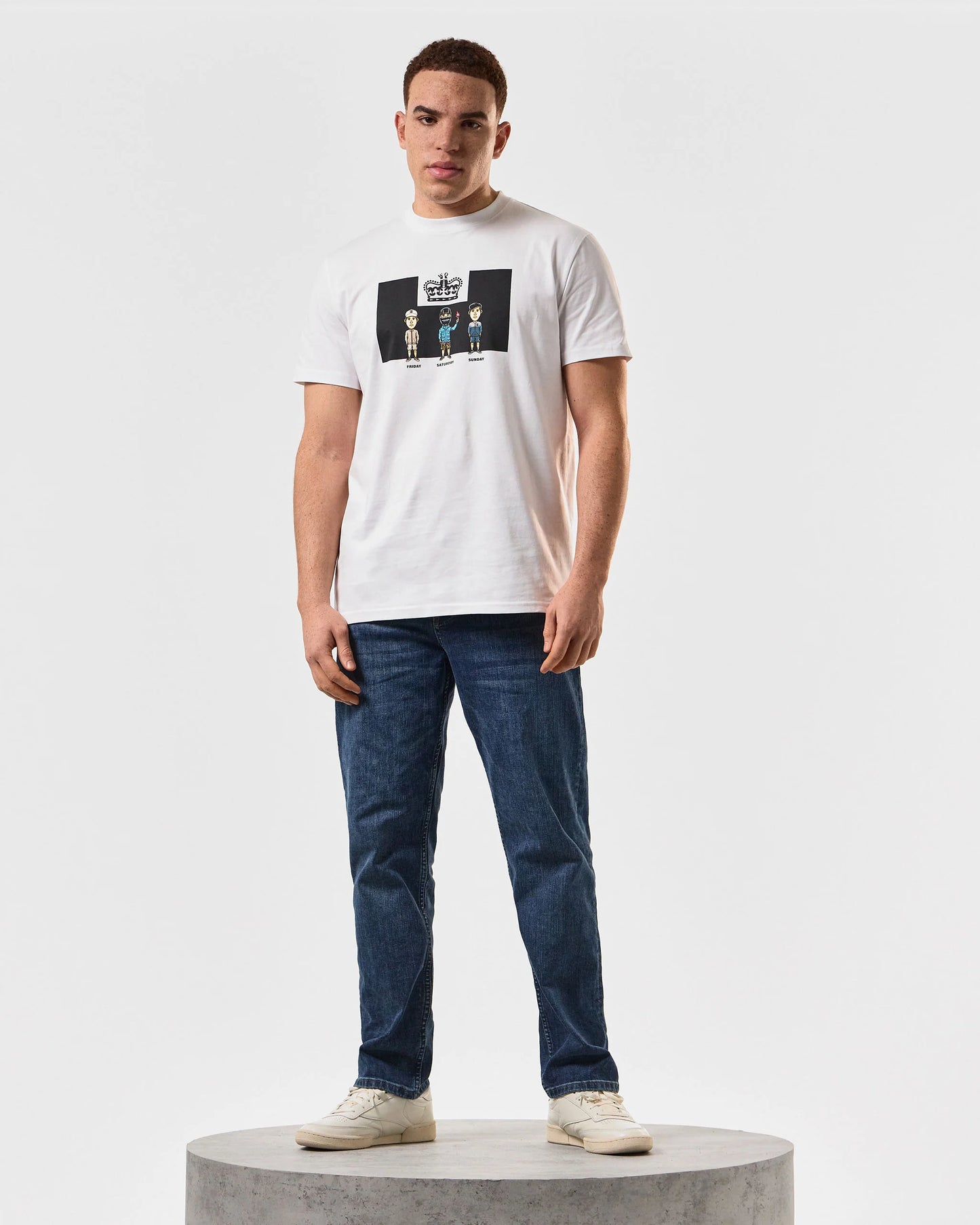 Weekend Offender - Seventy-Two Graphic T-Shirt White
