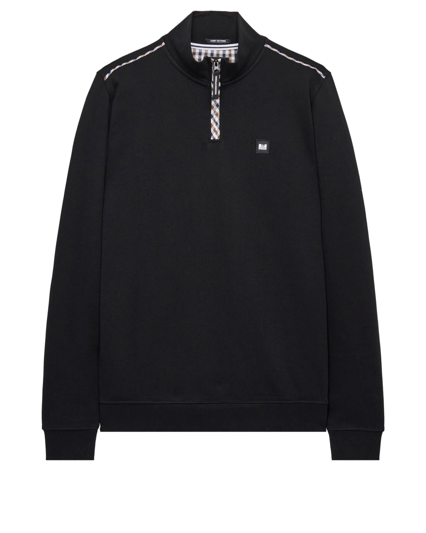 Weekend Offender - Matisa 1/4 Zip Jumper Black