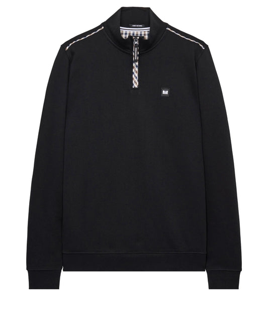 Weekend Offender - Matisa 1/4 Zip Jumper Black