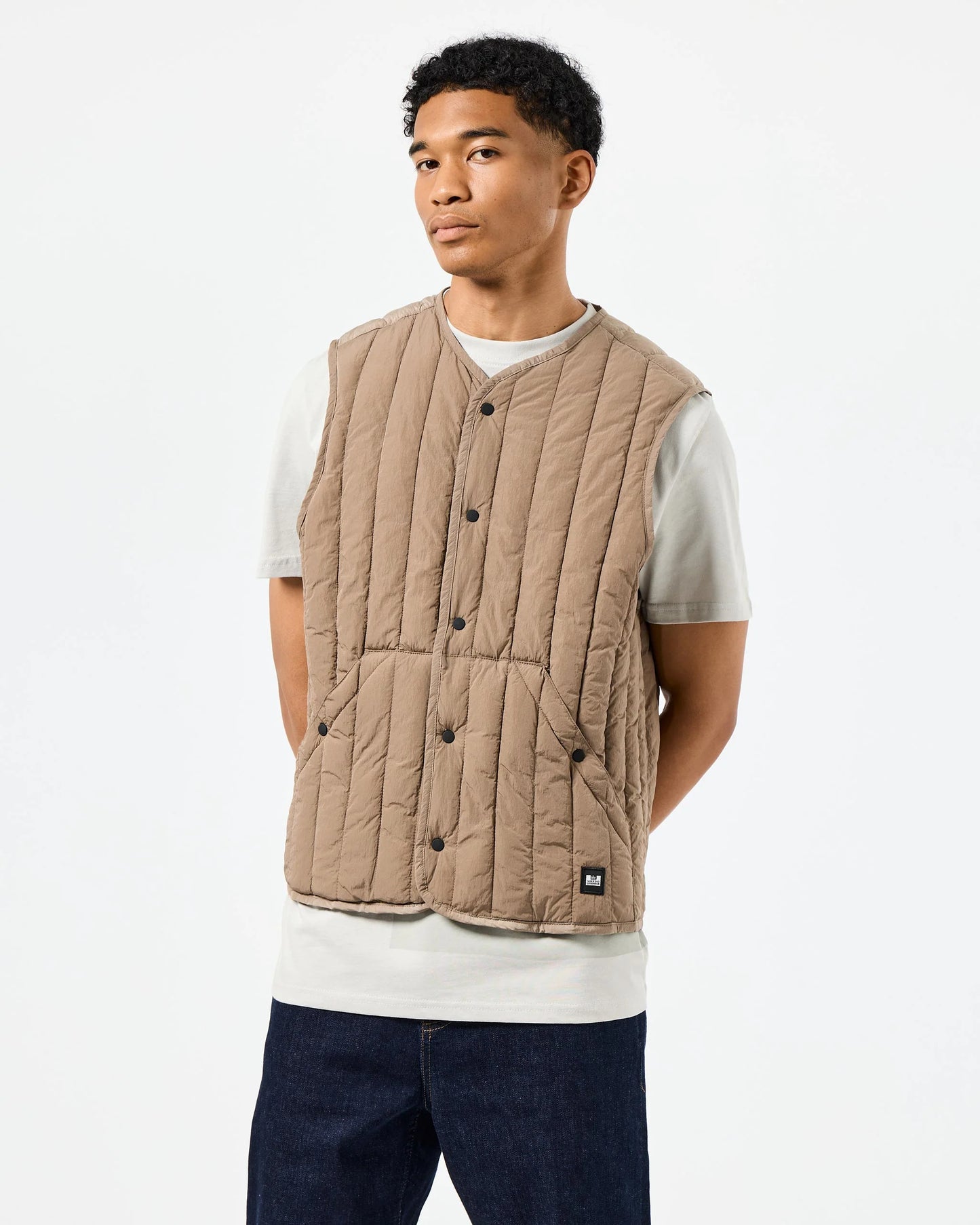 Weekend Offender - Fitzpatrick Gilet Liner Mocha Brown