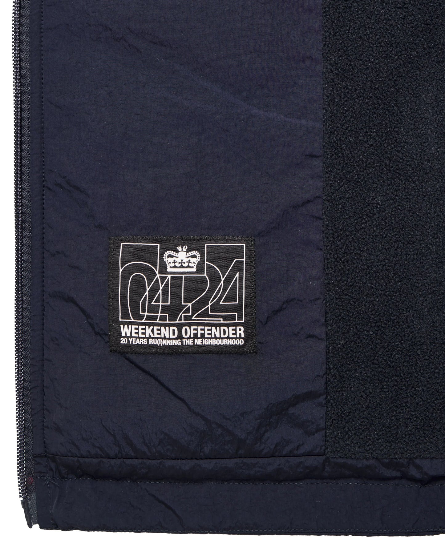Weekend Offender - Technician Fleece Lined Jacket Navy