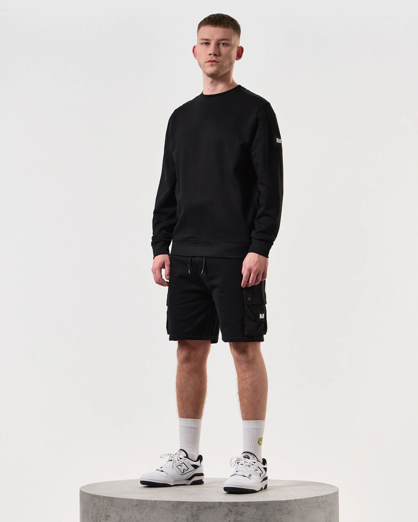 Weekend Offender - Pink Sands Jogger Short Black