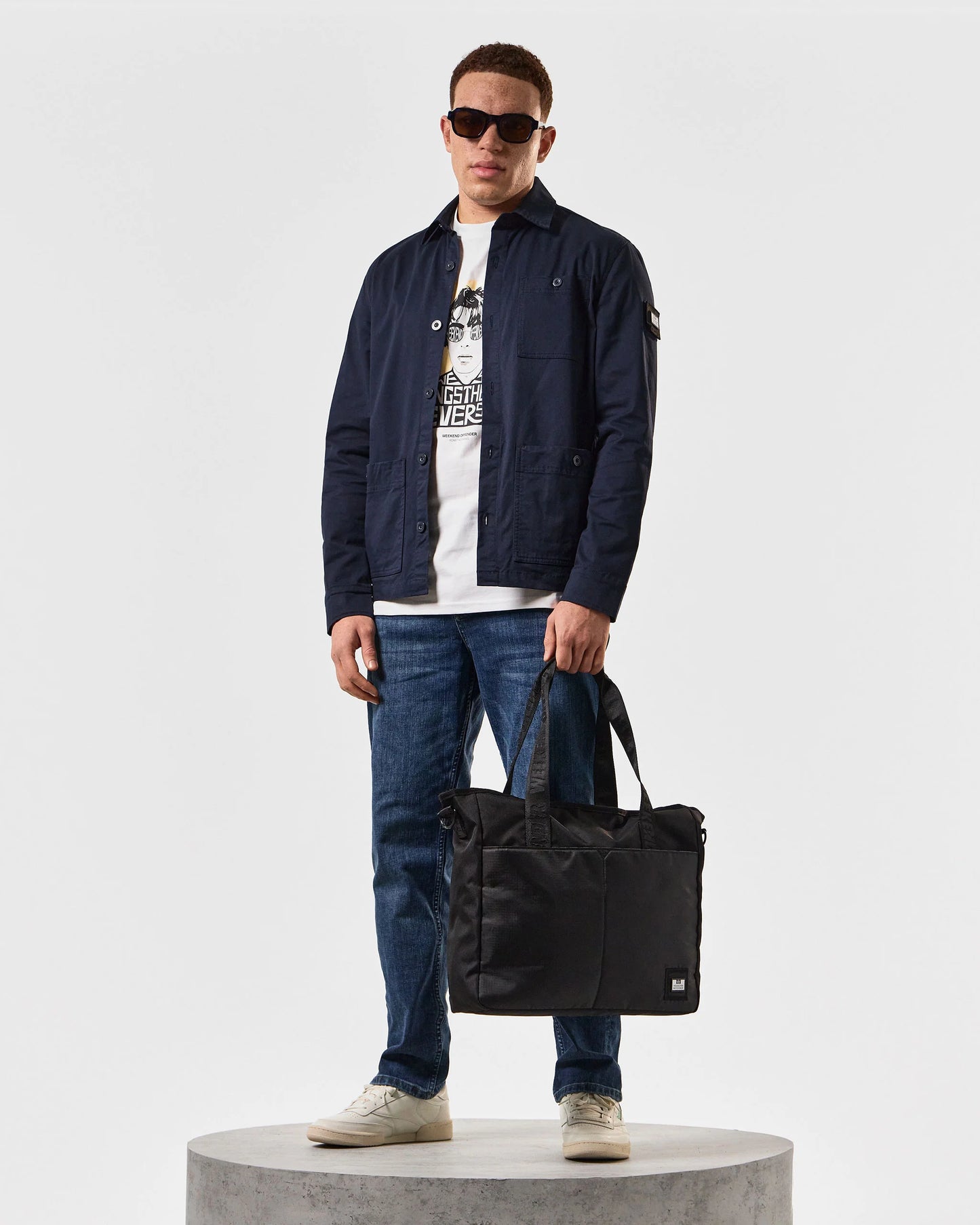 Weekend Offender - Tavira Navy Over-Shirt