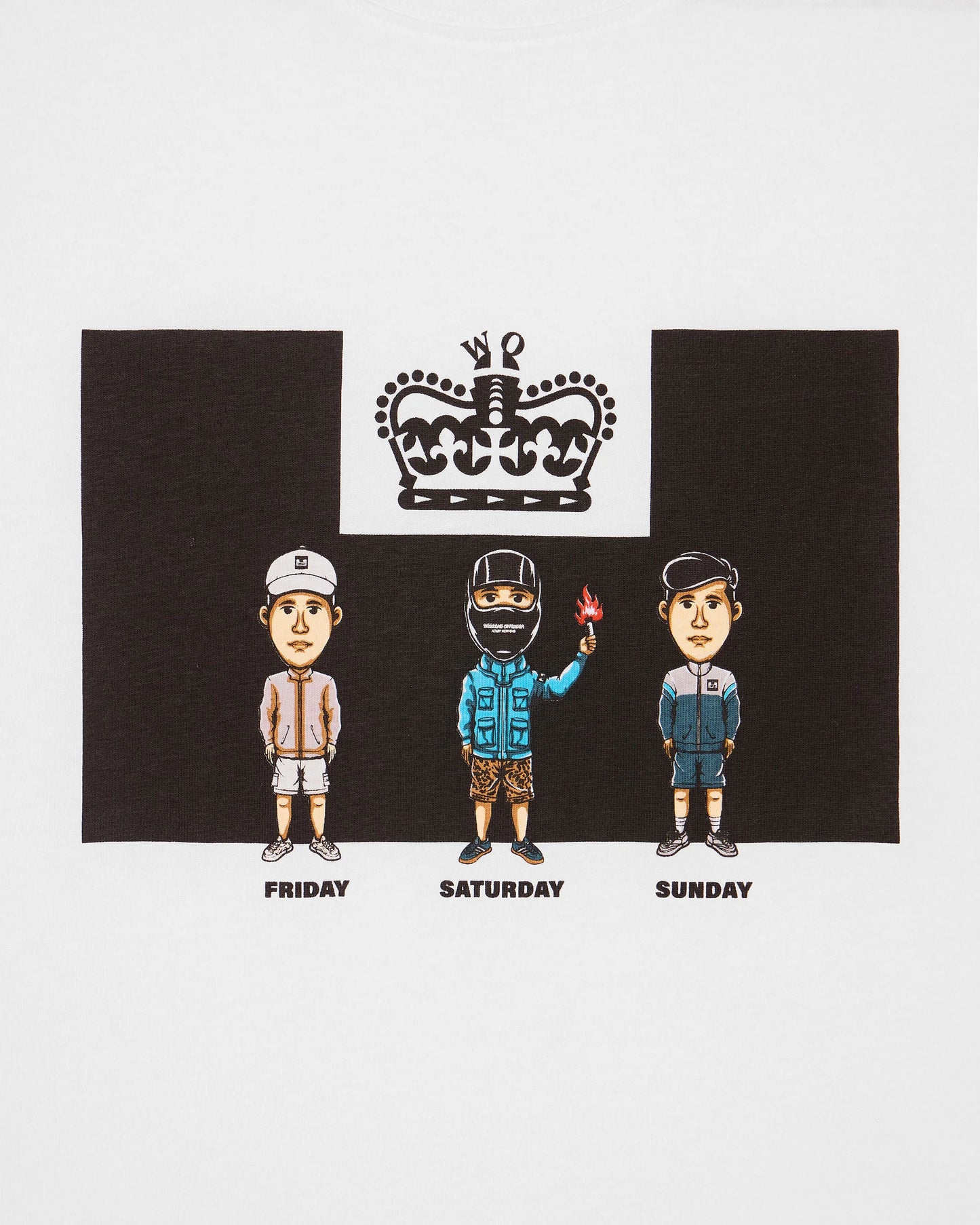 Weekend Offender - Seventy-Two Graphic T-Shirt White