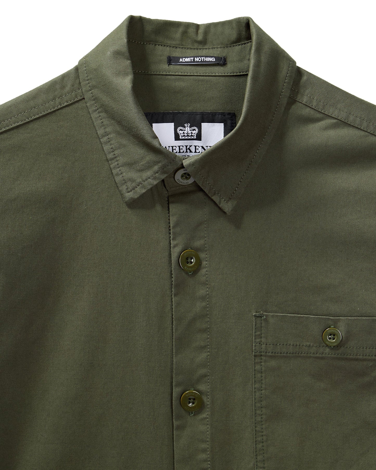 Weekend Offender - Tavira Castle Green Over-Shirt