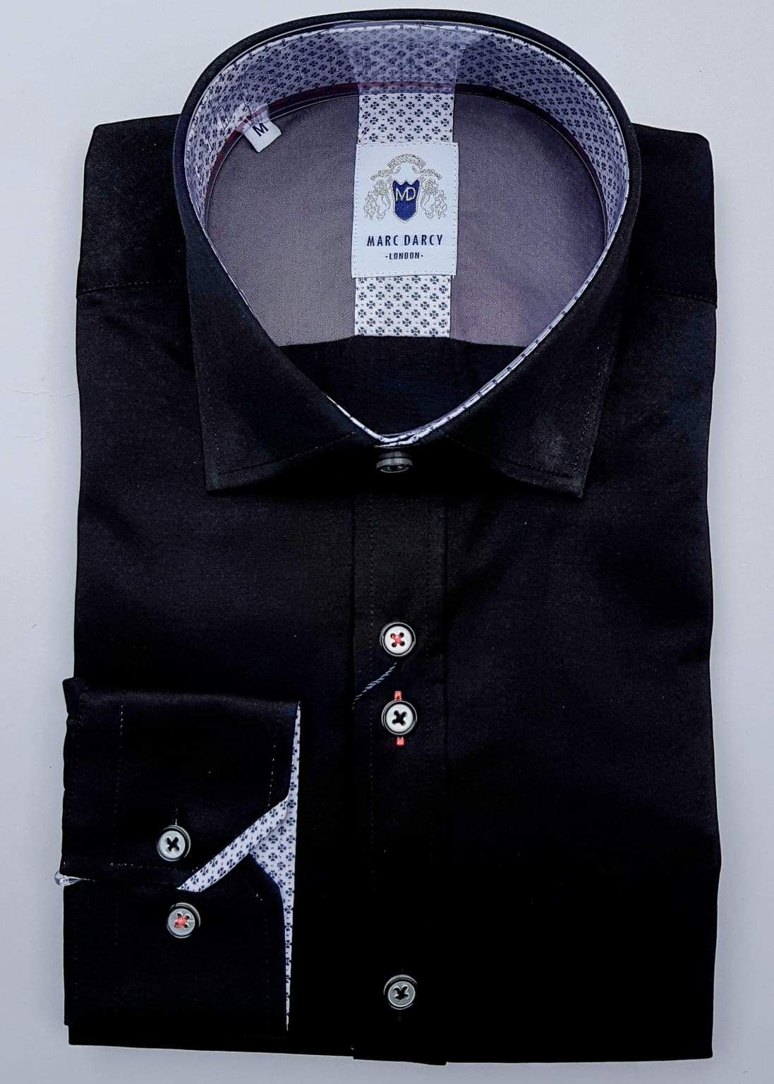 Marc Darcy - Alfie Long Sleeve Shirt Black