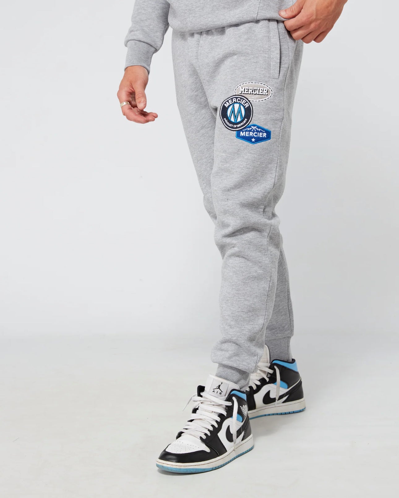 Mercier Grey OG Badge Joggers