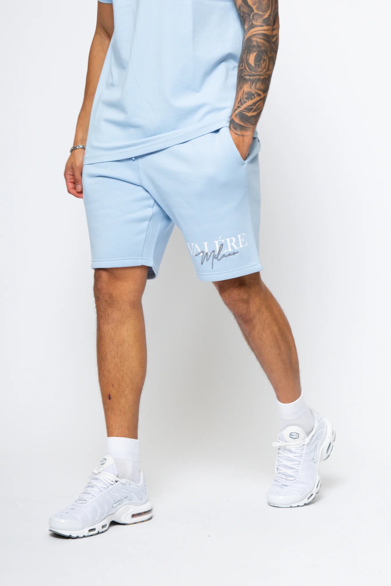 Valere - Copione T-Shirt Shorts Set Sky