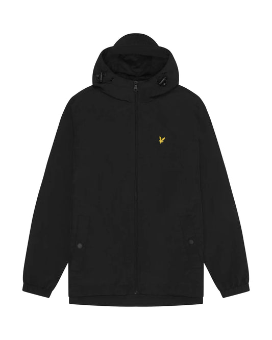 Lyle & Scott - Zip Through Hooded Jacket Black