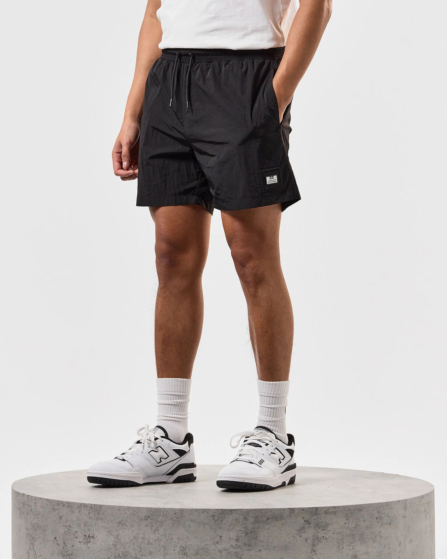Weekend Offender - Stacks Swim Short Black