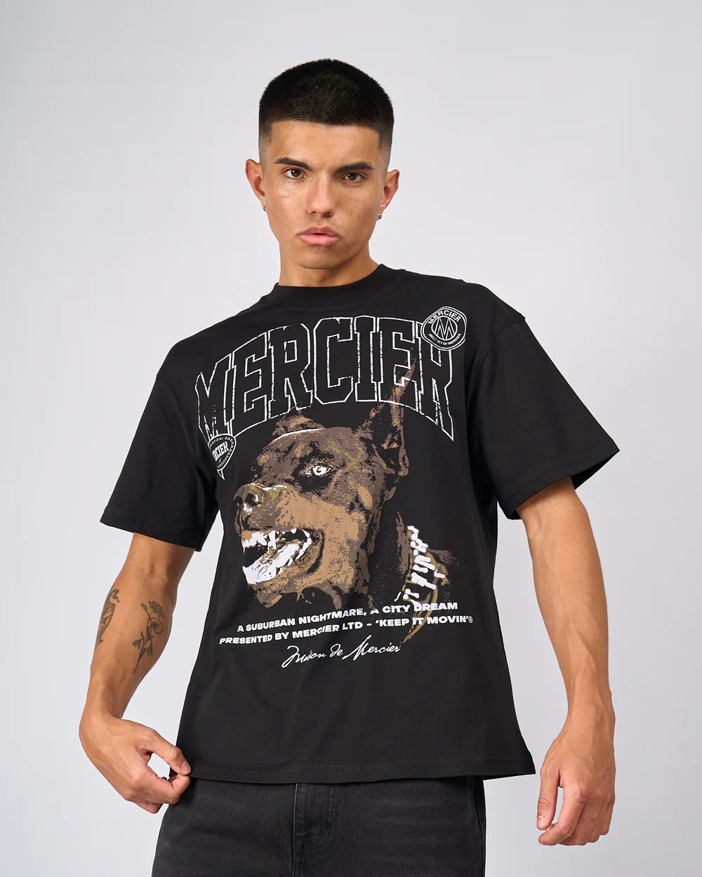 Mercier - Black Defender T-Shirt