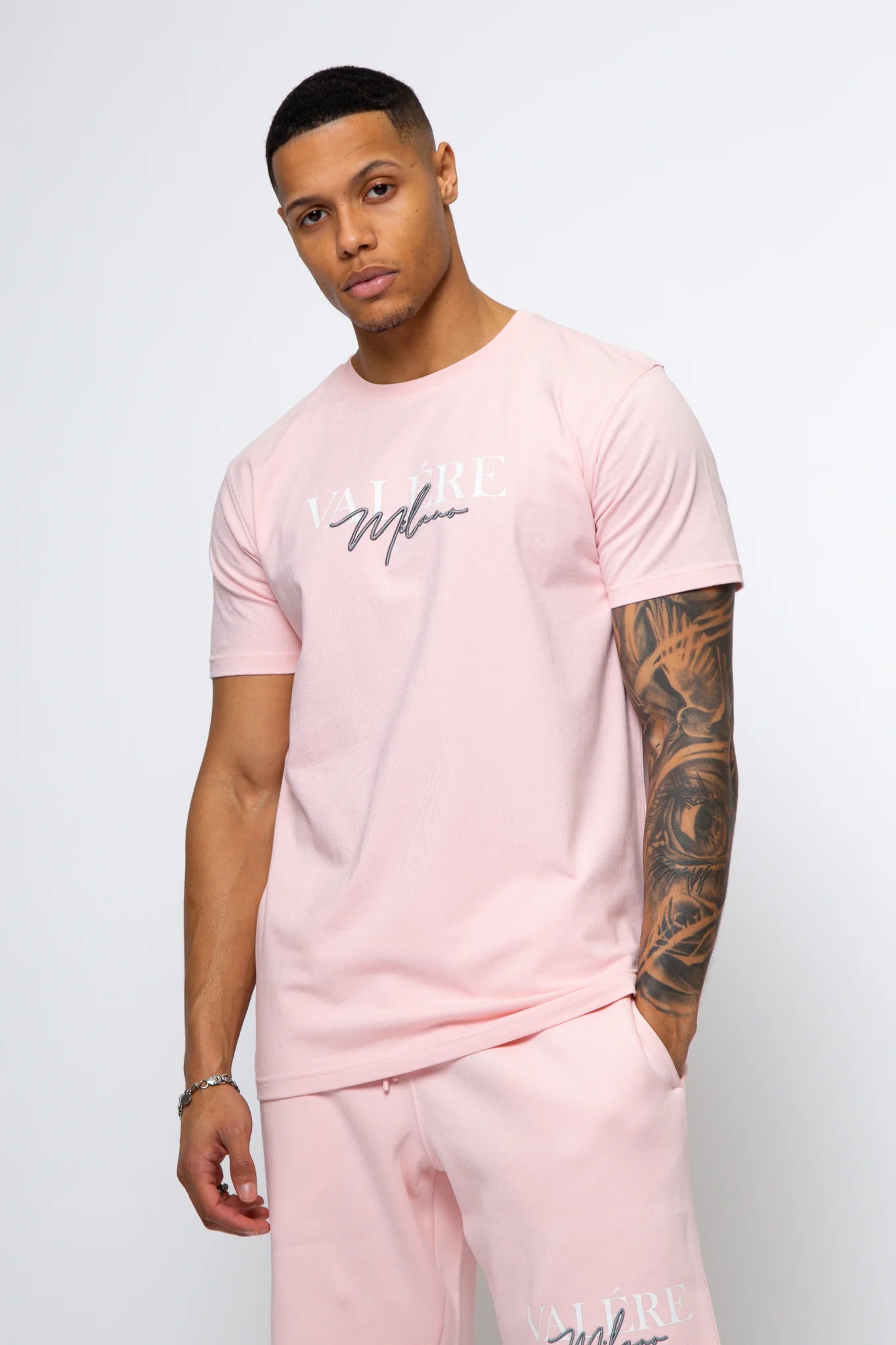Valere - Copione T-Shirt Shorts Set Pink