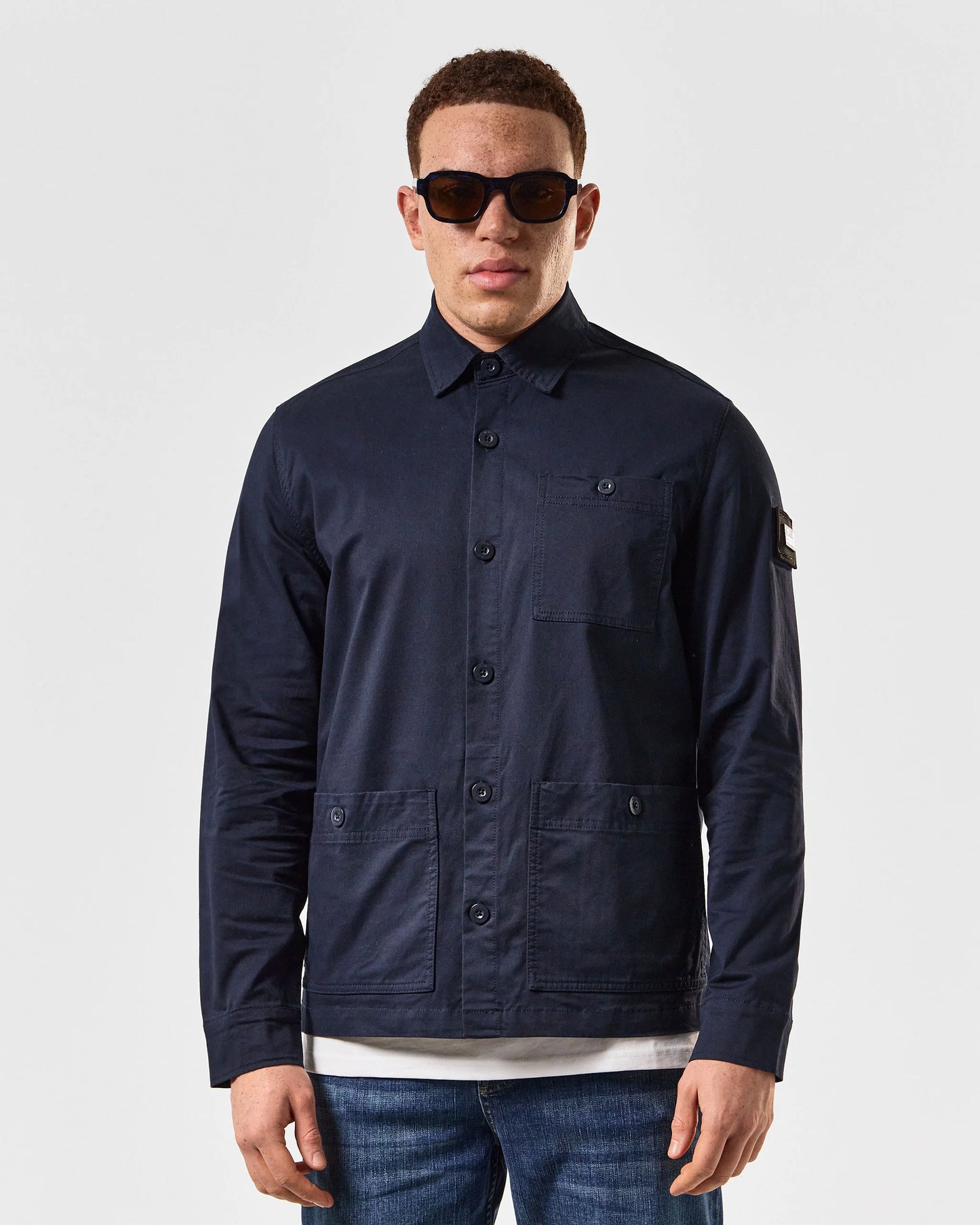 Weekend Offender - Tavira Navy Over-Shirt